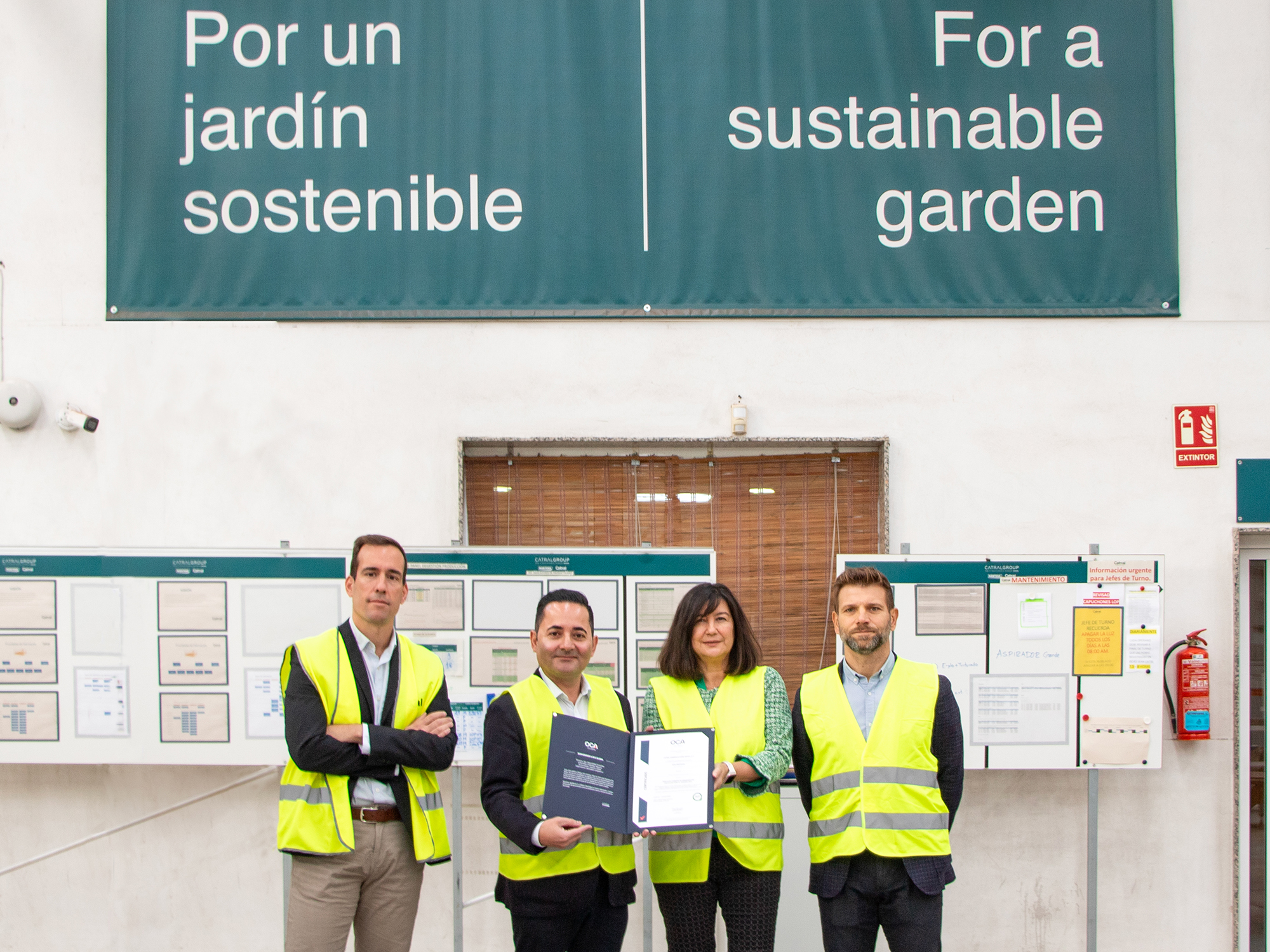 Catral Group verifica el cálculo de la Huella de Carbono en su fábrica de Alicante